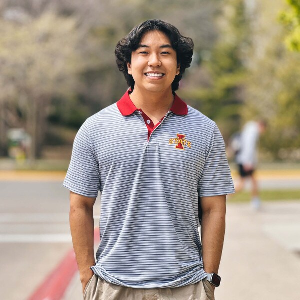 Colosseum I-State Gray and Cardinal Short Sleeve Polo